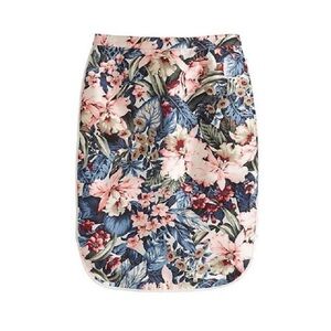 NWT$218 J. Crew Collection Mai Tai Floral Skirt Silk/cotton, Size 4, Small.